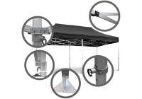 Profi Racing Team Set: Hexa50 Faltpavillon 4m x 8m inkl. Logodruck