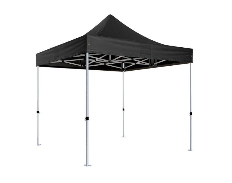Duratent Faltpavillon Hexa40, 1,5m x 1,5m, schwarz