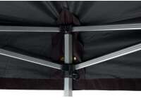 Duratent Faltpavillon Hexa40, 1,5m x 1,5m, schwarz