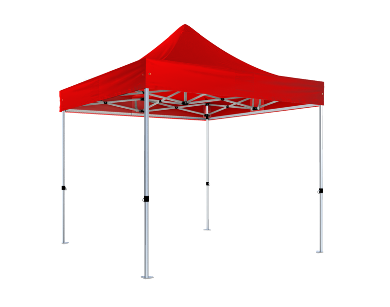 Duratent Faltpavillon Hexa40, 1,5m x 1,5m, rot