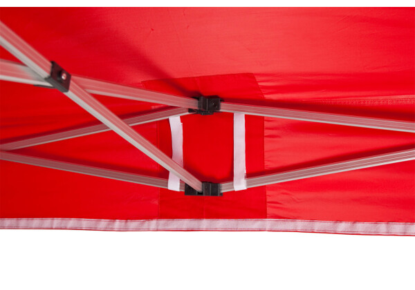 Duratent Faltpavillon Hexa40, 1,5m x 1,5m, rot