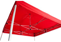 Duratent Faltpavillon Hexa40, 1,5m x 1,5m, rot