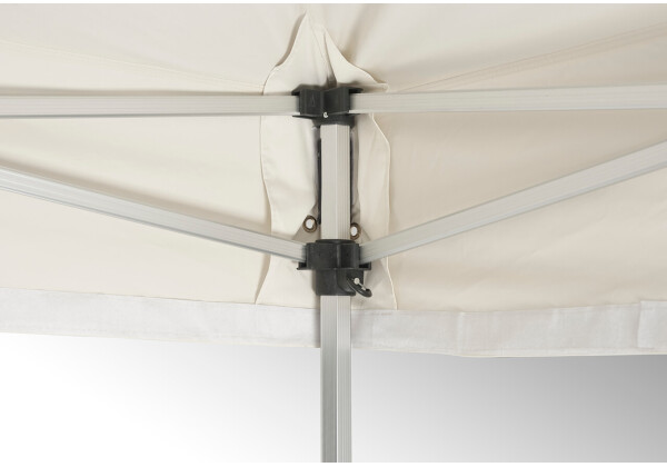 Duratent Faltpavillon Hexa40, 1,5m x 1,5m, beige