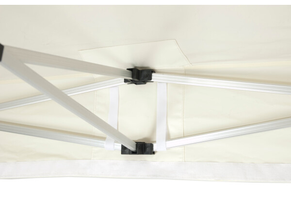 Duratent Faltpavillon Hexa40, 1,5m x 1,5m, beige
