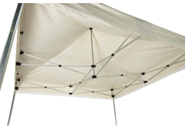 Duratent Faltpavillon Hexa40, 1,5m x 1,5m, beige