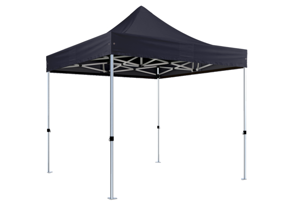 Duratent Faltpavillon Hexa40, 1,5m x 1,5m, navy-blau