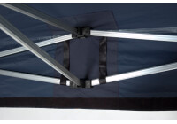 Duratent Faltpavillon Hexa40, 1,5m x 1,5m, navy-blau