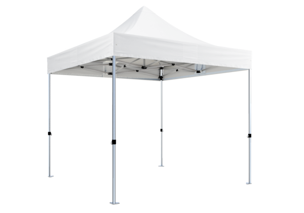 Duratent Faltpavillon HexaCompact, 1,5m x 1,5m, weiß