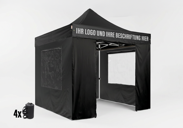 Motocross Rennzelt Set: Hexa40 Faltpavillon 3m x 3m inkl....