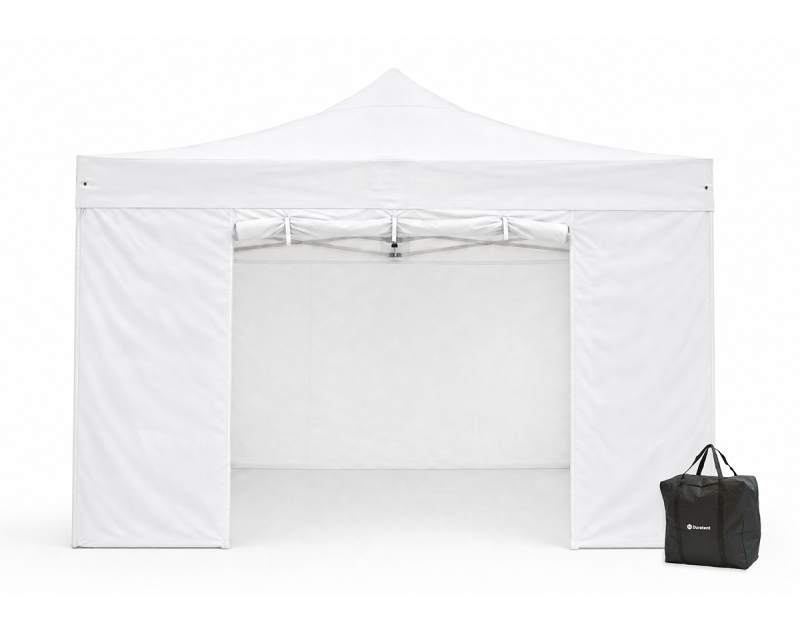 Profi-Eventzelt: Duratent Faltpavillon Hexa50 4m x 4m weiß