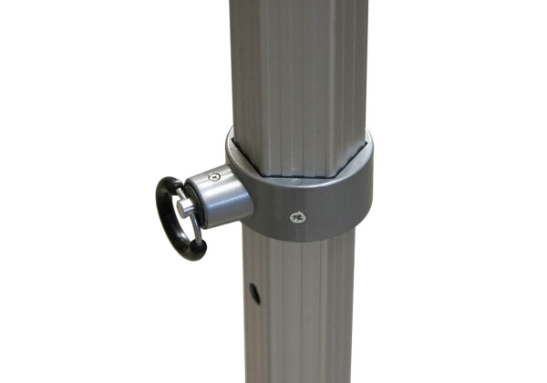 Profi-Eventzelt: Duratent Faltpavillon Hexa50 4m x 4m weiß