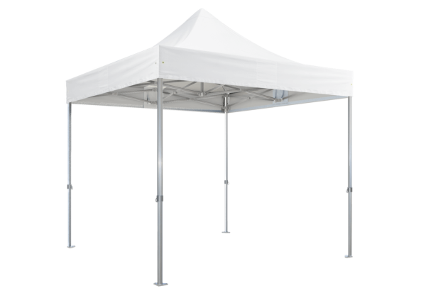Profi-Eventzelt: Duratent Faltpavillon Hexa50 4m x 4m weiß
