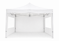 Profi-Eventzelt: Duratent Faltpavillon Hexa50 4m x 4m weiß