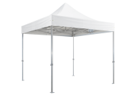Profi-Eventzelt: Duratent Faltpavillon Hexa50 4m x 4m weiß