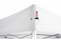 Profi-Eventzelt: Duratent Faltpavillon Hexa50 4m x 4m weiß