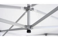 Profi-Eventzelt: Duratent Faltpavillon Hexa50 4m x 4m weiß