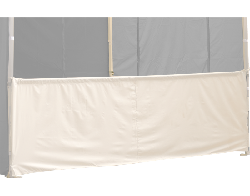 Duratent Halbwand 6m, Forcetex B1, weiß für Hexa50