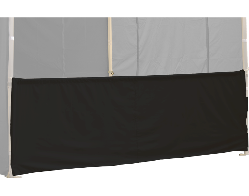 Duratent Halbwand 4m, Forcetex B1, schwarz für Hexa50
