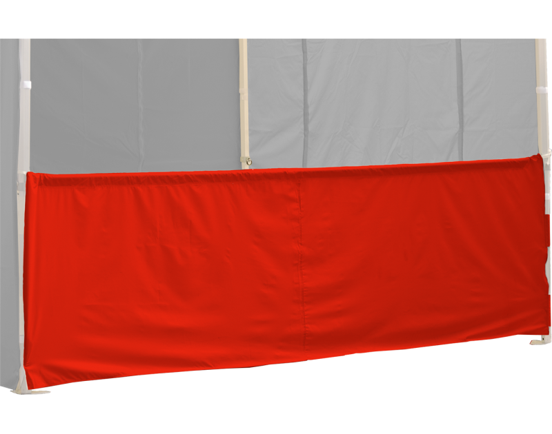 Duratent Halbwand 6m, Forcetex B1, rot für Hexa50